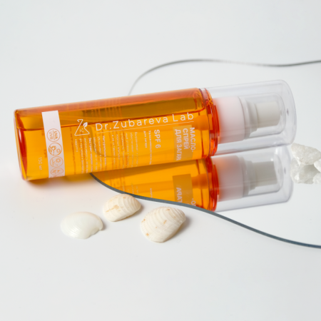 5/Увлажняющее масло-спрей для загара SPF 6, 150мл, Dr.Zubareva Lab