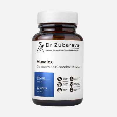 Мувалекс, 60 таблеток, Dr.Zubareva Мувалекс, 60 таблеток, Dr.Zubareva