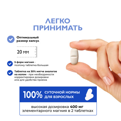 Магний 5 форм, Цинефорб, 60 таблеток