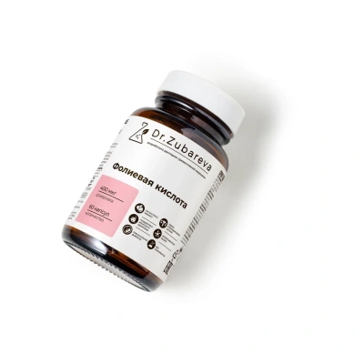 Фолиевая кислота, 60 капсул