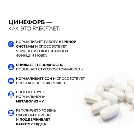 1/Магний 5 форм, Цинефорб, 60 таблеток