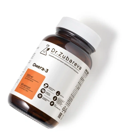 3/Омега-3 Dr.Zubareva 1320 мг, 60 капсул