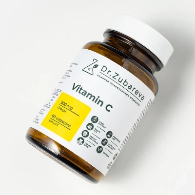 Витамин C Dr.Zubareva 500 мг, 60 капсул