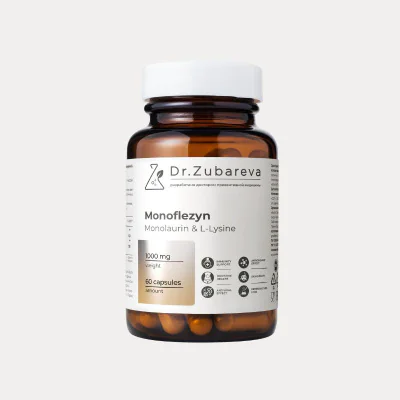Монофлезин, 60 капсул Dr. Zubareva Монофлезин, 60 капсул Dr. Zubareva