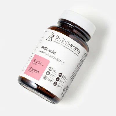 Фолиевая кислота, 60 капсул Фолиевая кислота, 60 капсул