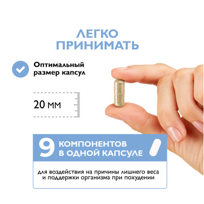 Комплекс для похудения, Весолайт, 60 капсул 