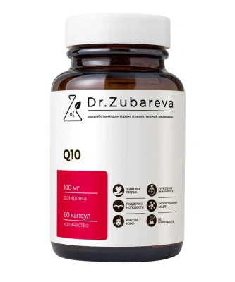 Коэнзим Q10, 60 капсул Dr.Zubareva